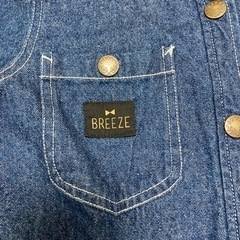 取引中　BREEZE デニムワンピ★140の画像