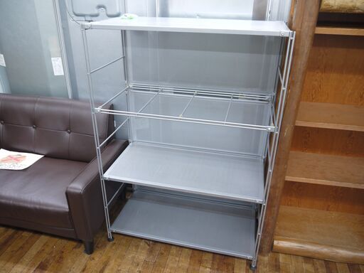 無印良品のユニットシェルフ(シルバー)のご紹介！【トレファク入間店家具紹介22-01】