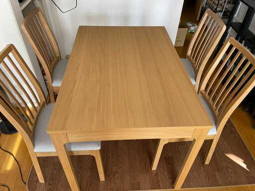 【1/31迄/元値５万円】IKEAダイニングテーブルセット5000円で譲ります！