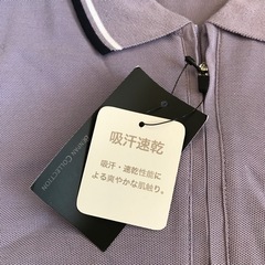 未使用☆メンズMシャツ吸汗速乾パープルの画像
