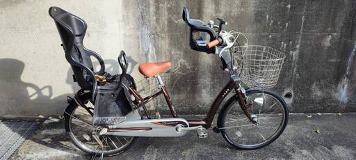 美品！！ブリジストン　アンジェリーノ前後子供乗せ仕様！！最終値下げ！