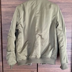 MA-1 中綿入ブルゾンジャケットM カーキ  Le ciel clair (ルシェルクレール）の画像