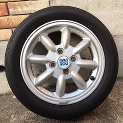 ミラジーノ(L700S)　アルミホイール＆タイヤ(おまけ程度)