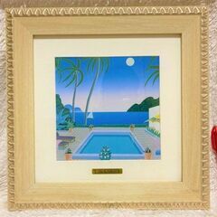 ★美品!!「トーマス・マックナイト」17㎝四方の絵画・シルクスクリーン★
