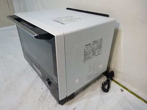 ?東芝 過熱水蒸気オーブンレンジ 30L 石窯ドーム 300℃ 2段調理 ER-SD3000(W)
