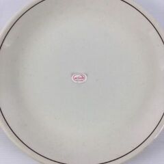 ＜A186＞丸八 陶器と工芸 食器 丸皿 2枚セット 未使用 古いため経年汚れありの画像