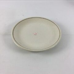 ＜A186＞丸八 陶器と工芸 食器 丸皿 2枚セット 未使用 古いため経年汚れありの画像