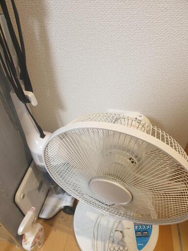 扇風機 (ZEPEAL 30cmリビング扇風機(押しボタンスイッチ) DL-J100H)