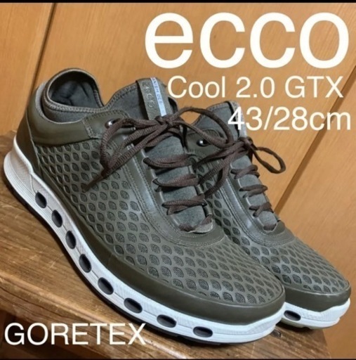 高級デンマークのスニーカーブランド ecco”Cool2.0 GTX GORETEX“ シューズ