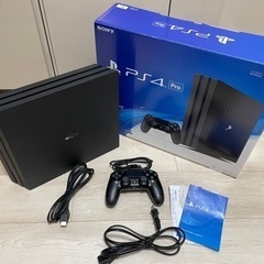 PS4 Pro 1TB 中古美品箱付3万円でお譲りします