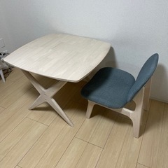 テーブル　チェア　リビング　ダイニング　ニトリの画像
