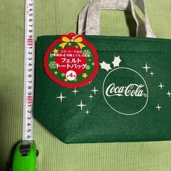 未使用フェルトトートバック　コカコーラの画像