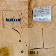 【お届け可(近隣限定】イングINGNIチェスターコート ベージュ Mの画像