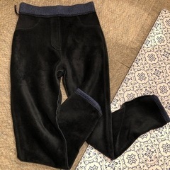 裏起毛/デニム風パンツ/良く伸びます(o^^o)の画像