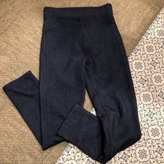 裏起毛/デニム風パンツ/良く伸びます(o^^o)