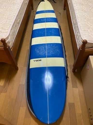 サーフィン　ロングボード　ケース付き　リーシュ付き
