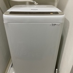 Panasonic 洗濯機 6kg 2017年製【日付指定】の画像