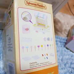 シルバニアファミリー 【海外版】キャンディーワゴン＆ショコラうさぎファミリー　新品・未使用　・未開封の画像