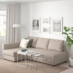 IKEA FRIHETEN コーナーソファベッドの画像