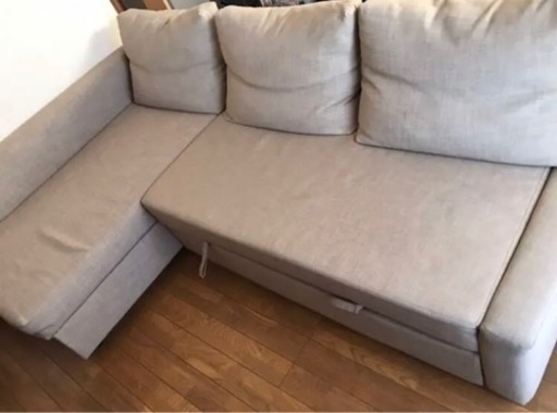 IKEA FRIHETEN コーナーソファベッド