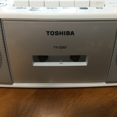 東芝CDラジカセ　TY-CDS7の画像
