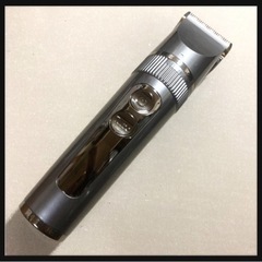 ご購入者様決定꒰未使用꒱コードレス 電動バリカン シルバー 静音...