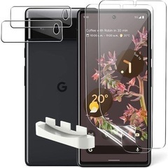 google pixel6 フィルム【2枚】TPU素材+カメラフ...
