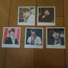 BTS ジン ポラロイド風トレカ５枚📷️