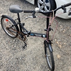 引き取り限定‼️　折り畳み自転車　要整備の画像