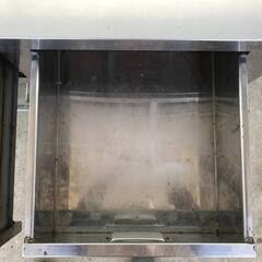 ⭕⭕⭕PH7/18　ステンレス作業台 引き出し 収納 厨房機器 調理台 中古品 物置 業務用 H80×W90×D60㎝ ①⭕⭕⭕の画像