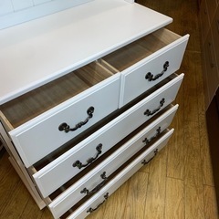 ⭐️シャビーシックStyle⭐️飾り棚付4段収納棚 アンティークスタイル クラシックスタイルの画像