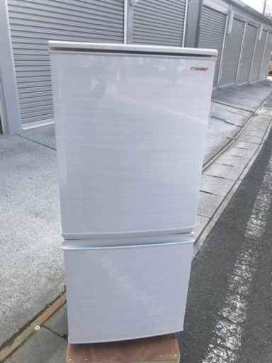 ※名古屋市近郊限定基本配送料無料キャンペーン実施中！！　SHARP 2ドア冷蔵庫　SJ-D14E-W  2019年製