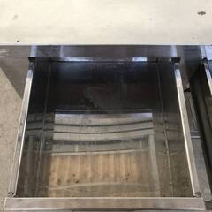 ⭕⭕⭕PH7/19　ステンレス作業台 引き出し 収納 厨房機器 調理台 中古品 物置 業務用 H80×W90×D60㎝ ②⭕⭕⭕の画像