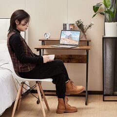 オフィスデスク 未開封新品パソコン デスク 机 pcデスク コンパクト 省スペース モニター台付き Ｚ型 在宅勤務 デスク 幅70の画像