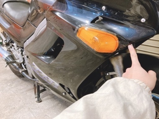 カワサキ　 ZZR250 配送可能　支払いは現金or振り込みも可能　黒