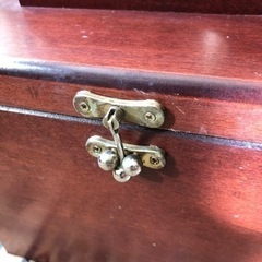 ★鏡付き木製コスメボックス★の画像
