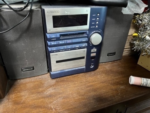 コンポ　KENWOOD CD MD カセットテープ