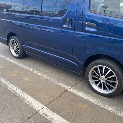 ハイエース200系 18インチ 7.5J 35  深リム 中古タイヤ・ホイール４本セット