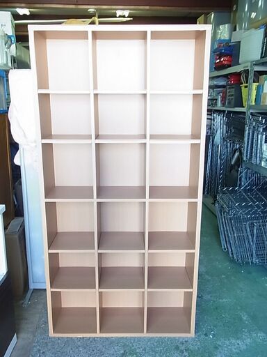 木製　オープンシェルフ　本棚　可動棚　収納棚　書棚　展示棚 コミック 文庫本 コレクションボード