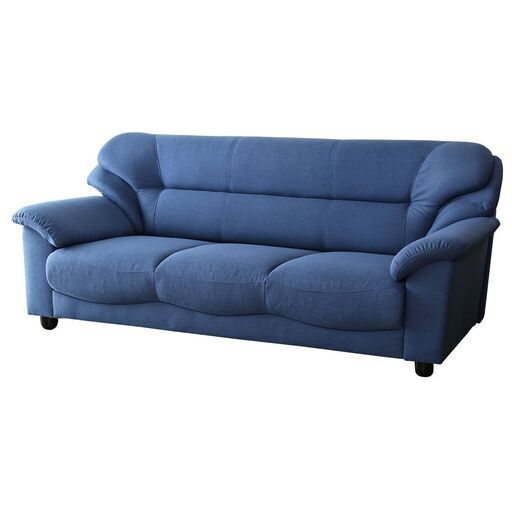 B3人掛けソファ【ジーノ3P／ネイビー色】ソファ 3人掛け 訳あり B品 アウトレット品 ※定価37,990円