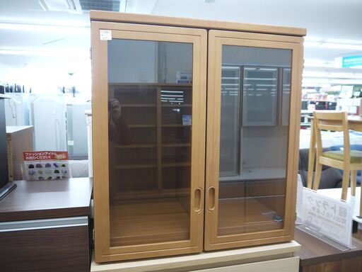 ブラウンの2枚扉チェストのご紹介！【トレファク入間店家具紹介22-01】