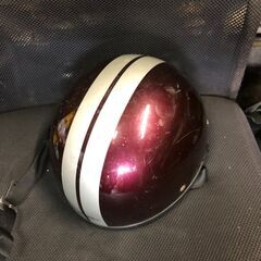 中古ヘルメット茶白☆GARAGE-ECO千音寺☆名古屋市中川区より。 