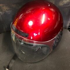 お取引頂きました。中古ヘルメット赤シールド付☆GARAGE-EC...