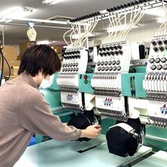 刺繍ミシンを私用した軽作業