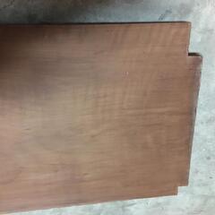 現金払可能です★希少/レア★銘木縮み杢DIYに！ウォールナット一枚板/長さ186cmの画像