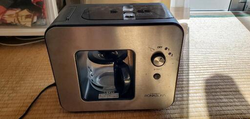 ドリップ、ミル対応コーヒーメーカー