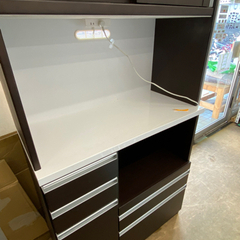 【人気】スライド式食器棚　リサイクルショップ宮崎屋佐土原店R4.1.19の画像