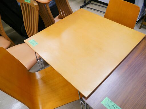お買い得品！ お値下げ大放出！ 食卓 ダイニング テーブル 椅子2脚付き ライトブラウン