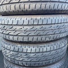 (バリ山2021年)155/65R14 ノーマルタイヤ４本　１４インチ　夏タイヤ　軽自動車