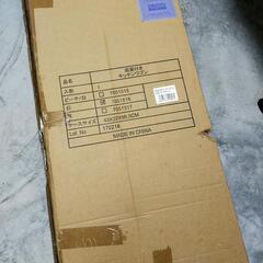 両扉付きキッチンワゴン 白 1枚目はイメージ 新品 1/25日中までの画像